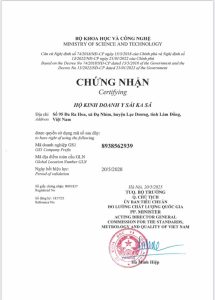 Giấy Chứng Nhận
